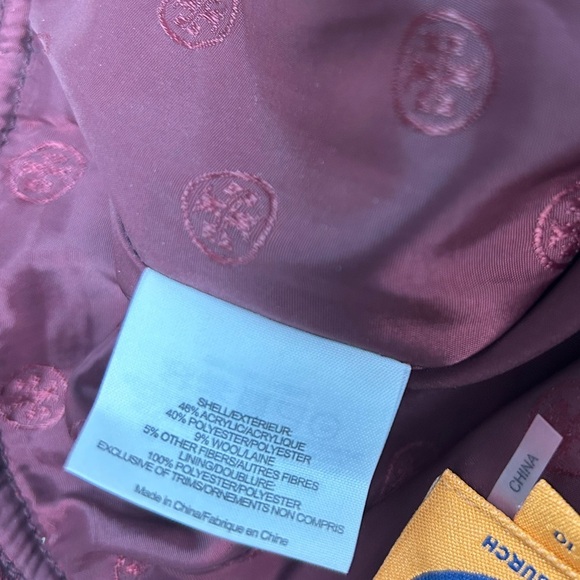 Tory Burch Victory Tweed Pencil Skirt in Dark Plum - 10​ - Picture 8 of 12